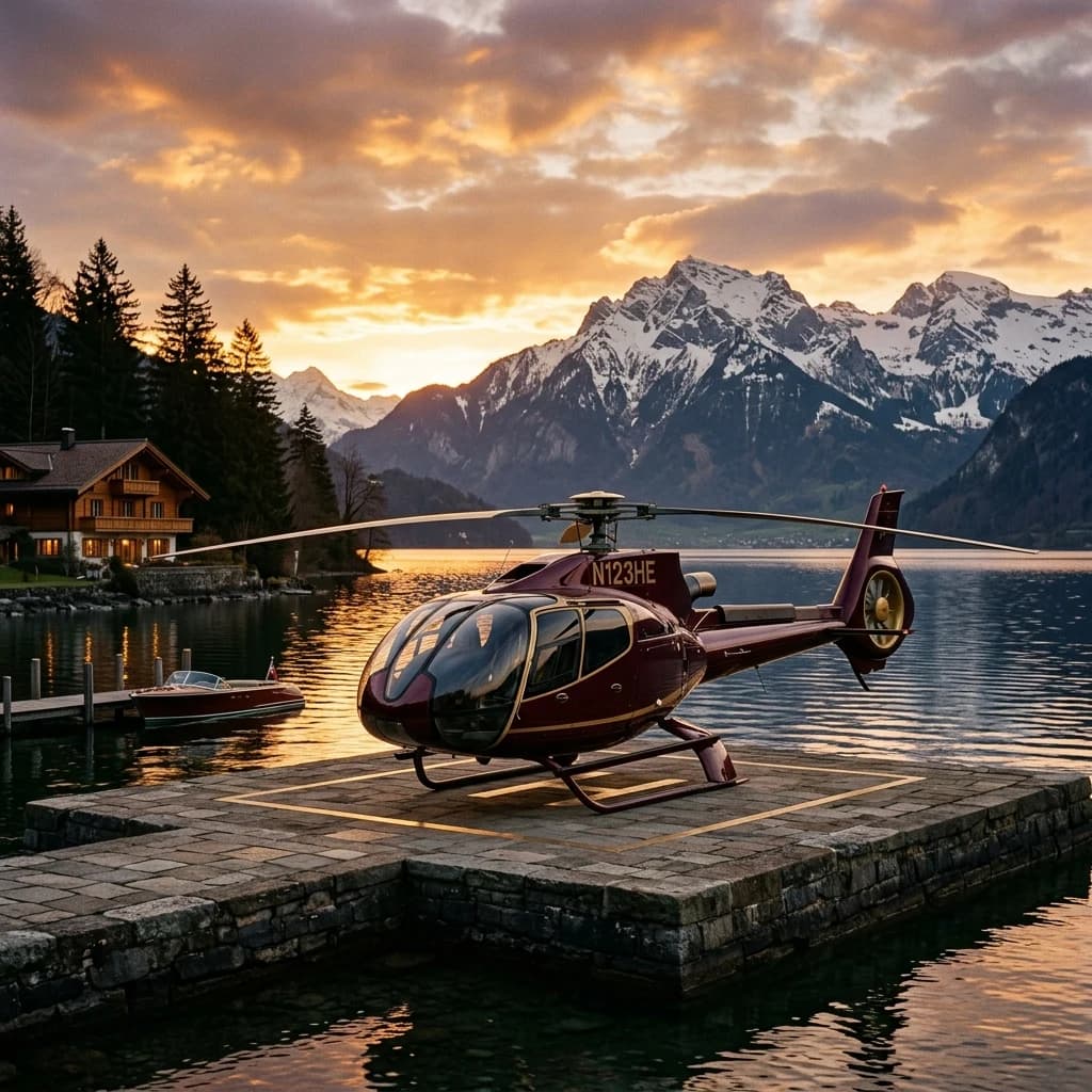Helikopter-Rundflug Alpen